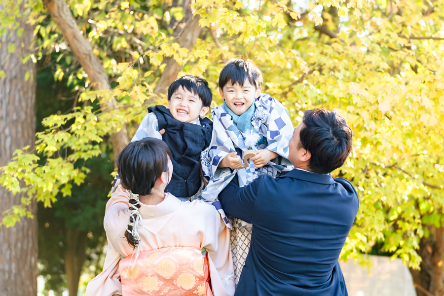 七五三プランのスタジオ＋ロケ撮影撮影の写真01